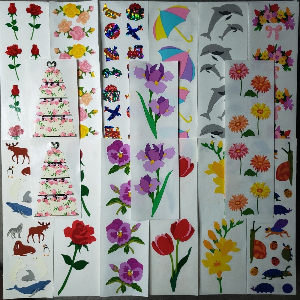 40 sheets Mrs. Grossman Sticker Sheets